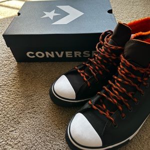 Converse Midtop Showes (Velvet Brown/ Campfire Orange
